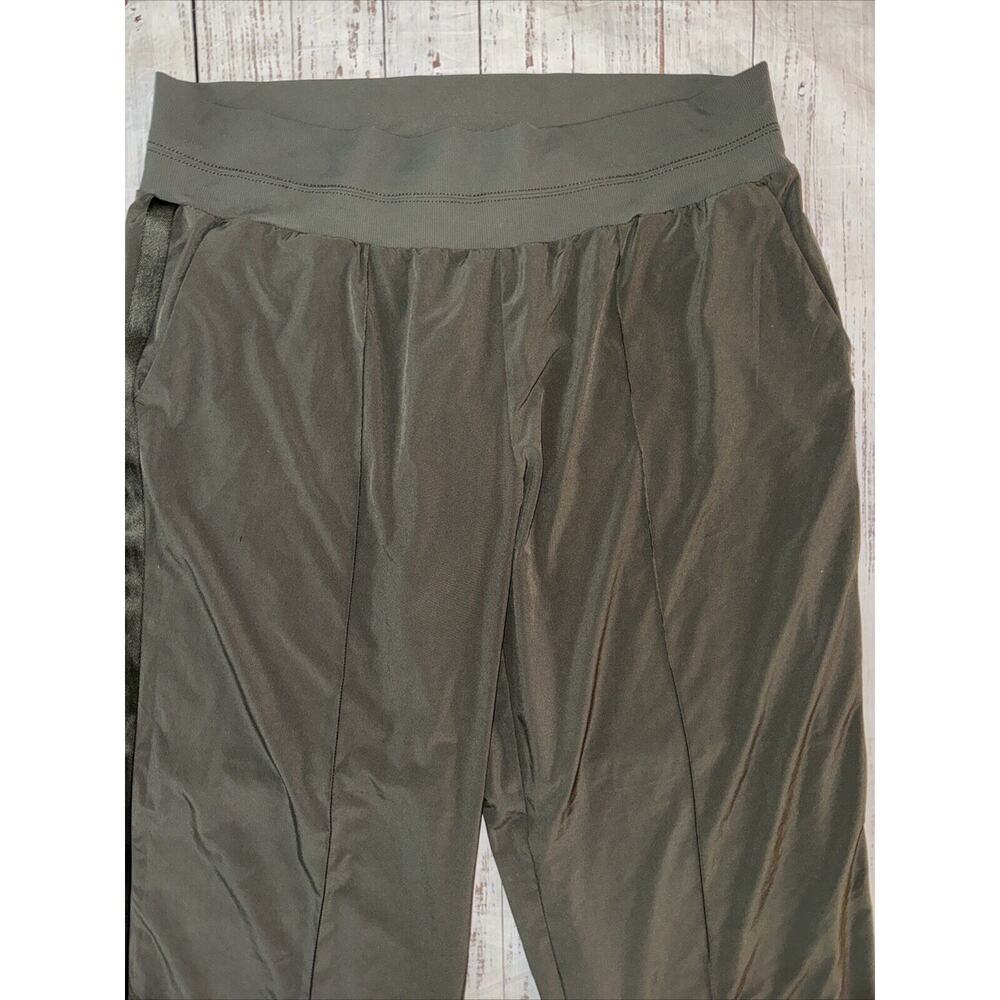 Athleta Women’s Nolita Wide Leg Dark Green Pants Pull On Comfort Size 20 - Picture 2 of 6